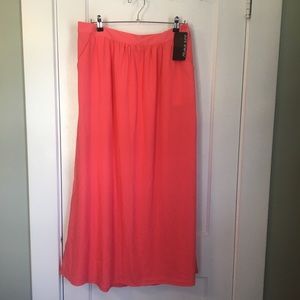 NWT Pure Energy pink maxi skirt, XL